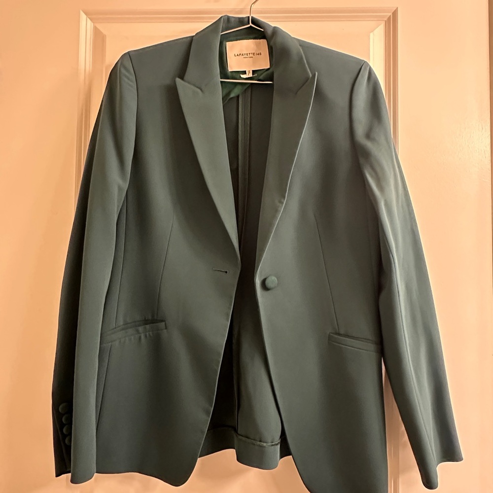 Lafayette 148 New York Green Blazer